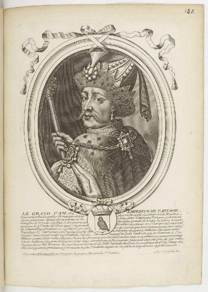 Velký Chán Tartárie, Nicolas de Larmessin, 1690