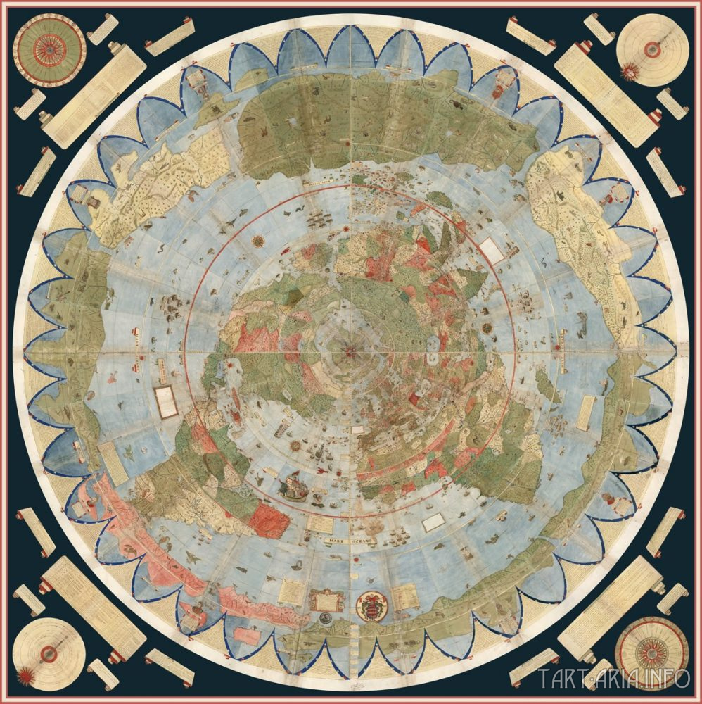 Планисфера Урбано Монте, 1587г. Источник